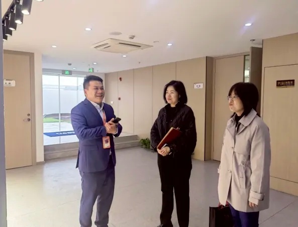 西湖区西溪街道 党工委副书记王静一行 莅临华博特指导